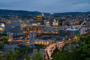  of Oslo's Night Cityscape Capturing Landmarks and Liveliness