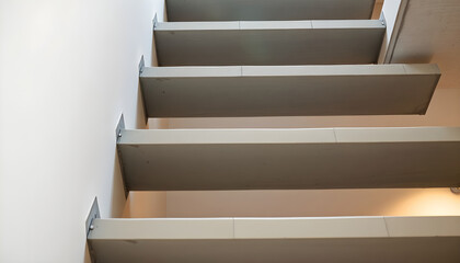 set of stairs leading up to the top of a building
