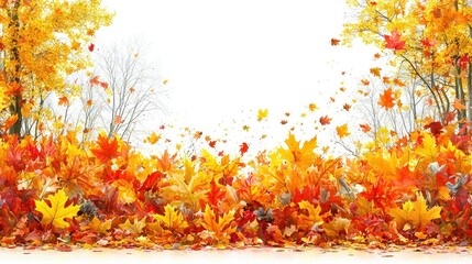 Autumn Leaves: A Colorful Cascade of Fall Foliage