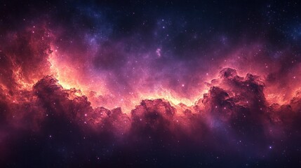 Fototapeta premium Cosmic Nebula Display