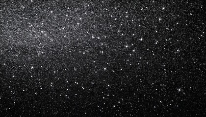 white black glitter texture abstract banner background with space Twinkling glow stars effect Like outer space night sky universe Rusty rough surface grain