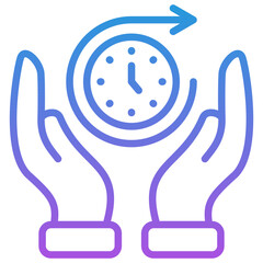 Fototapeta premium Long Term Icon