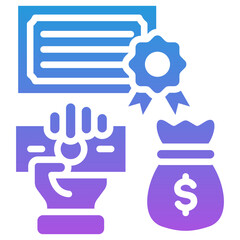 Obraz premium Fixed Asset Icon