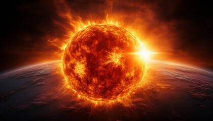 Fototapeta premium Burning Sun