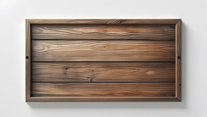 Authentic-Looking Rustic Wood Sign with Grain Texture
