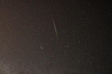 Stars and Comet at sky