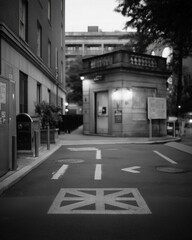 A strategic planner analyzes a clear route on a map, bypassing complexities, conveying a sense of efficiency in an urban location
