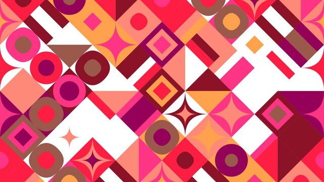 Colorful geometrical pattern background