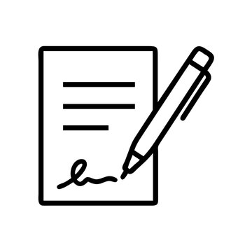 Person writing on paper with pen