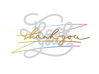 thank you text for label design