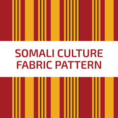Somali Traditional Culture Fabric Pattern