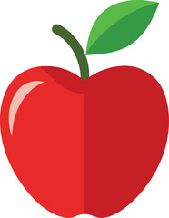 An Apple flat illustration