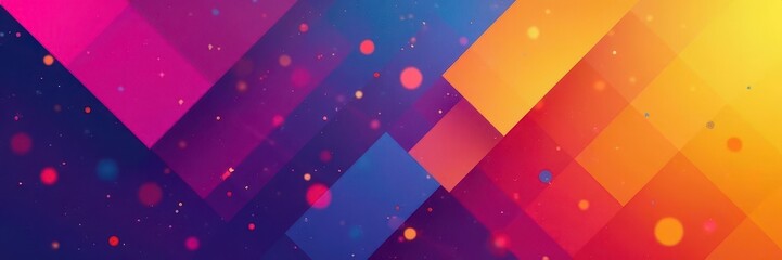 Abstract geometric shapes, vibrant corporate colors, graphic, creative