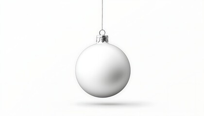 White Christmas Ornament