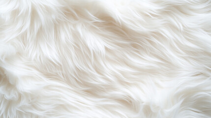 Obraz premium Abstract White Fur Texture: Soft Wavy Pattern with Subtle Lighting