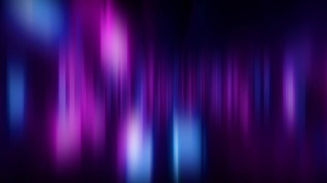abstract modern blue pink purple colorful background animation with blurred glowing lightstreaks. 4K seamless loop