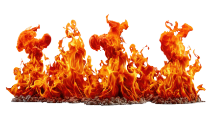 Fiery Inferno:  A dramatic and intense image of a raging inferno, with flames dancing and swirling in a mesmerizing display of power and energy. The vibrant red, orange.