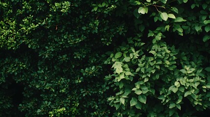 Dense green foliage fills the frame creating a natural background or texture.