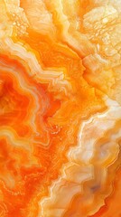 Polished Orange Onyx Stone Texture