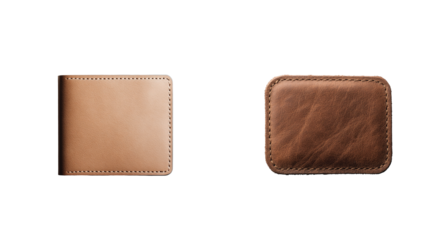Stylish leather wallet and card holder displaying craftsmanship and practicality