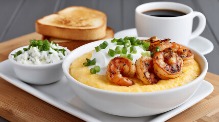 grits shrimp toast