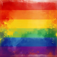 creative border frame illustration of abstract rainbow background wallpaper gay pride LGBT flag banner with space for copy background, graphic resource