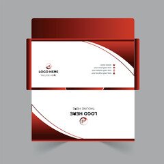 Envelope design template for office and personal use.