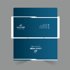 Envelope design template for office and personal use.