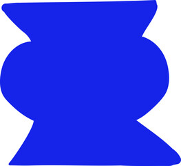 Abstract Paper Cut-Out Flower Shape