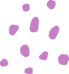 Abstract Paper Cut-Out Dot Shape