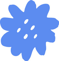 Abstract Paper Cut-Out Flower Shape