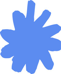 Abstract Paper Cut-Out Flower Shape