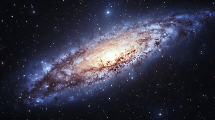 Obraz premium Futuristic astronaut surrounded by vibrant cosmic energy and glowing stars high resolution image
