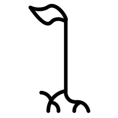 Nature Plant Beauty Line Icon