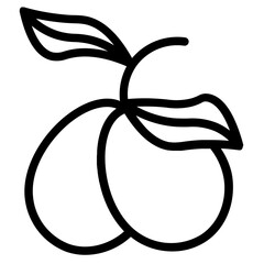 Olive Plant Branch Line Icon