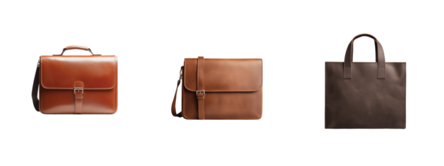 Various leather bags showcasing elegant craftsmanship and stylish designs