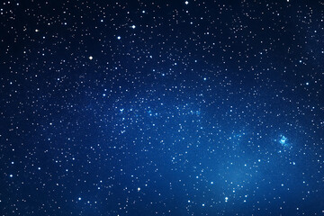 Obraz premium Starry Night Sky with Deep Blue Gradient and Twinkling Stars