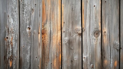 Fototapeta premium Weathered Wooden Planks with Knots and Nail Holes