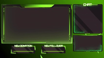 Streamer Overlay Setup Green Background