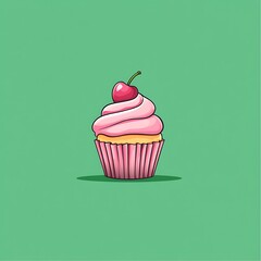 Pink Cupcake Emoji