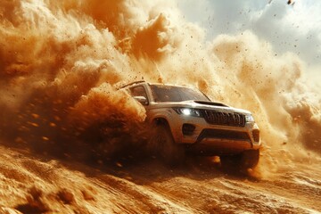 SUV Adventure in the Desert