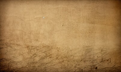 Vintage Paper Texture Background Antique Brown Grunge Cardboard Retro Vector Illustration