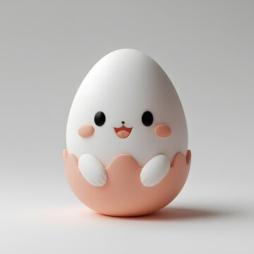 easter egg with a smile