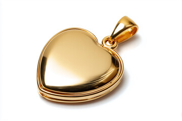 Elegant golden heart-shaped locket pendant designed for memorable keepsakes and meaningful gifts