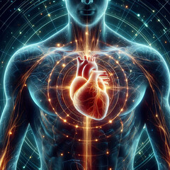 3D illustration of Heart - Part of Human Organic.