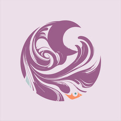 Abstract Wave Flow Logo – Colorful Circular Swirl Design in Modern Style