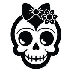 skull, skeleton, death, bone, head, vector, 