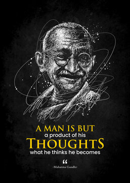 the man of mahatma gandhi quote