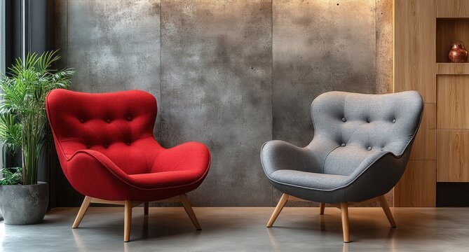 Red and Gray Chairs Discussion in Modern Business Environment