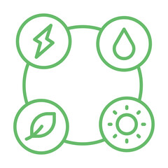 Energy Sources Icon